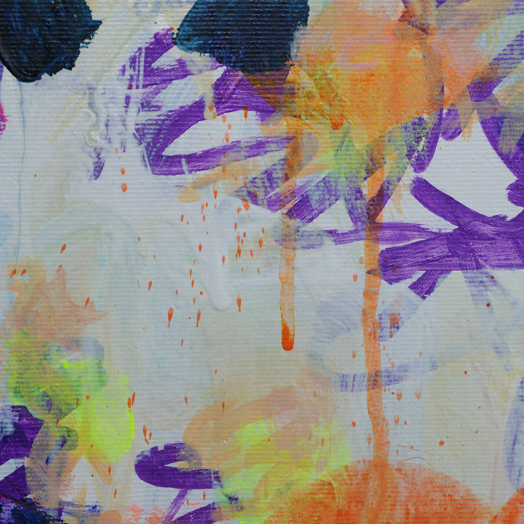 Nahaufnahme Gemälde Wand Bild neon lila dunkel blau Himmel Abend Sylt Meer Nordsee Strand