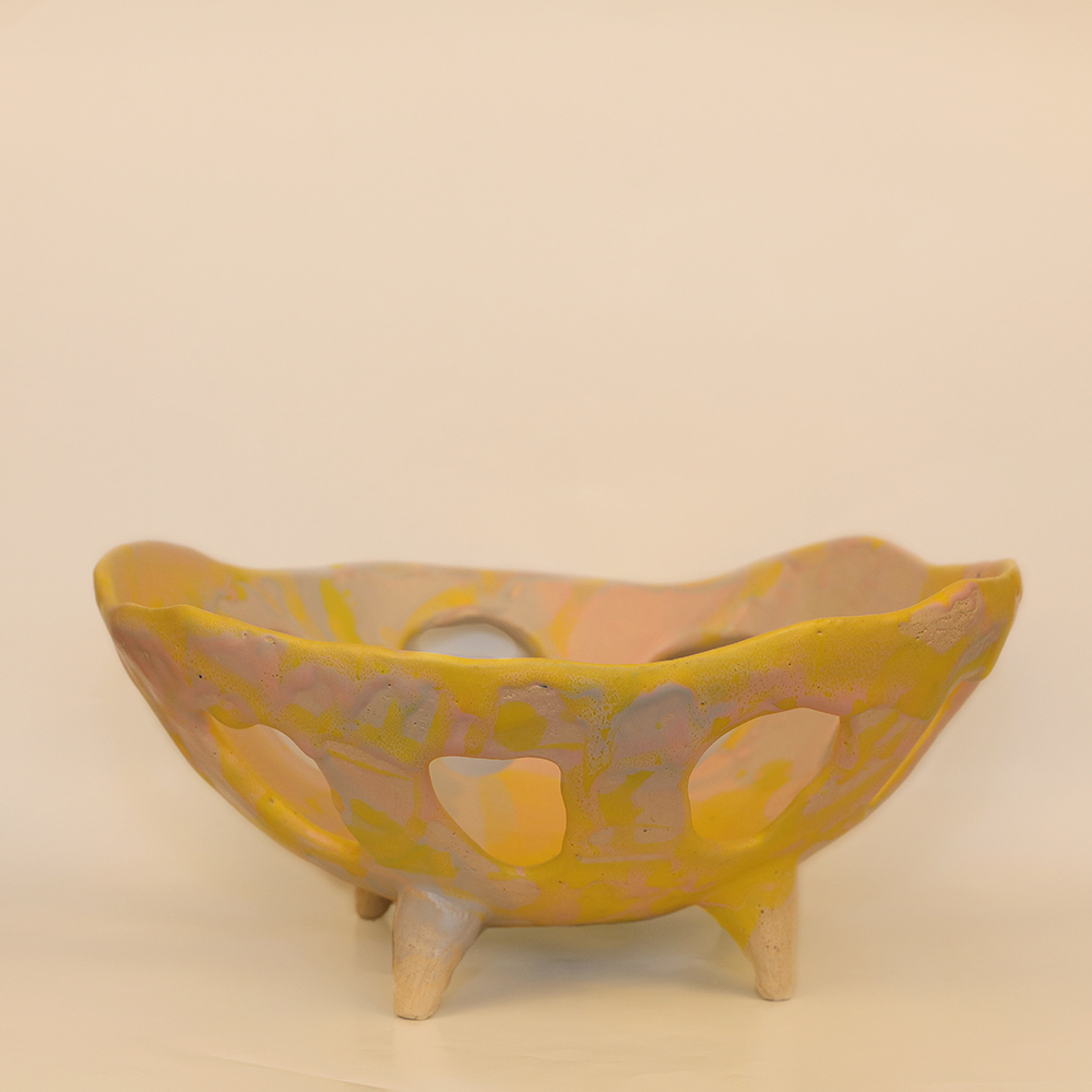 Medium Mat Coloured Bowl - D 22 cm - 20 Euro