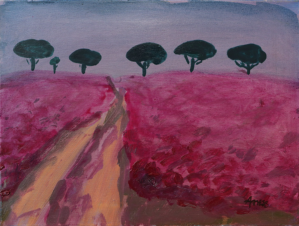 Provence Landscape - 30 x 40 cm - 15 Euro
