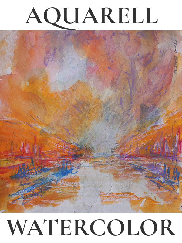 kleines echtes zeitgenössisches Aquarell Gemälde Unikat direkt vom Künstler kleines echtes zeitgenössisches Aquarell Gemälde Unikat direkt vom Künstler